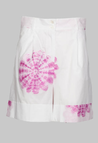 Beatrice B pink flower print shorts