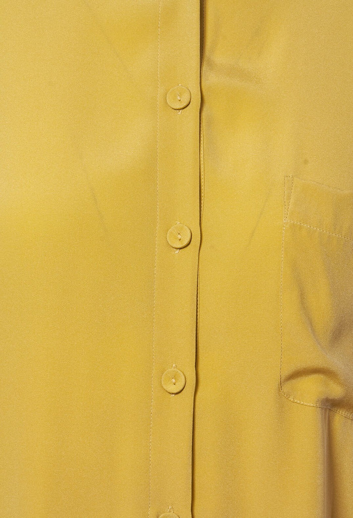 Silk Blouse in Senape Chiaro Flair