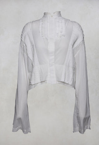 Silk Shirt in Off White