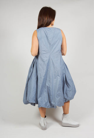 Sleeveless A-Line Dress in Water