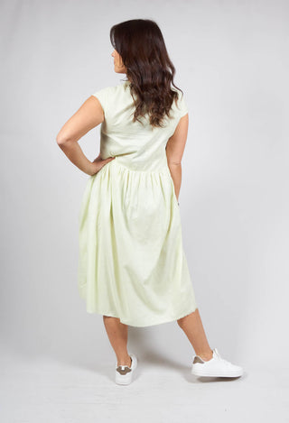Sleeveless Cotton Dress in Melone