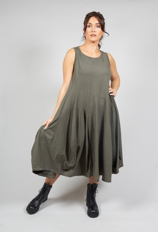 Sleeveless Jersey Dress in Alge