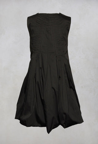 Sleeveless Mini Dress in Nero