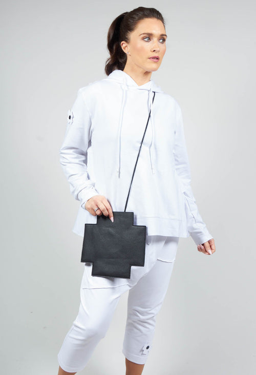 Small Black Leather Accessory Bag