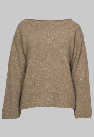 Somerset Cashmere Blend Jumper in Latte