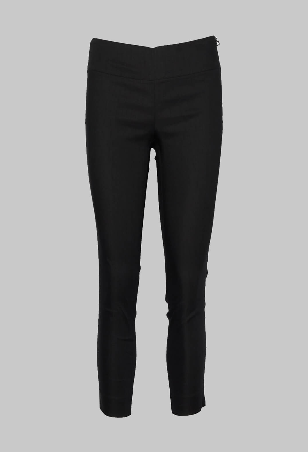 Soumia Slim Fit Trousers in Black