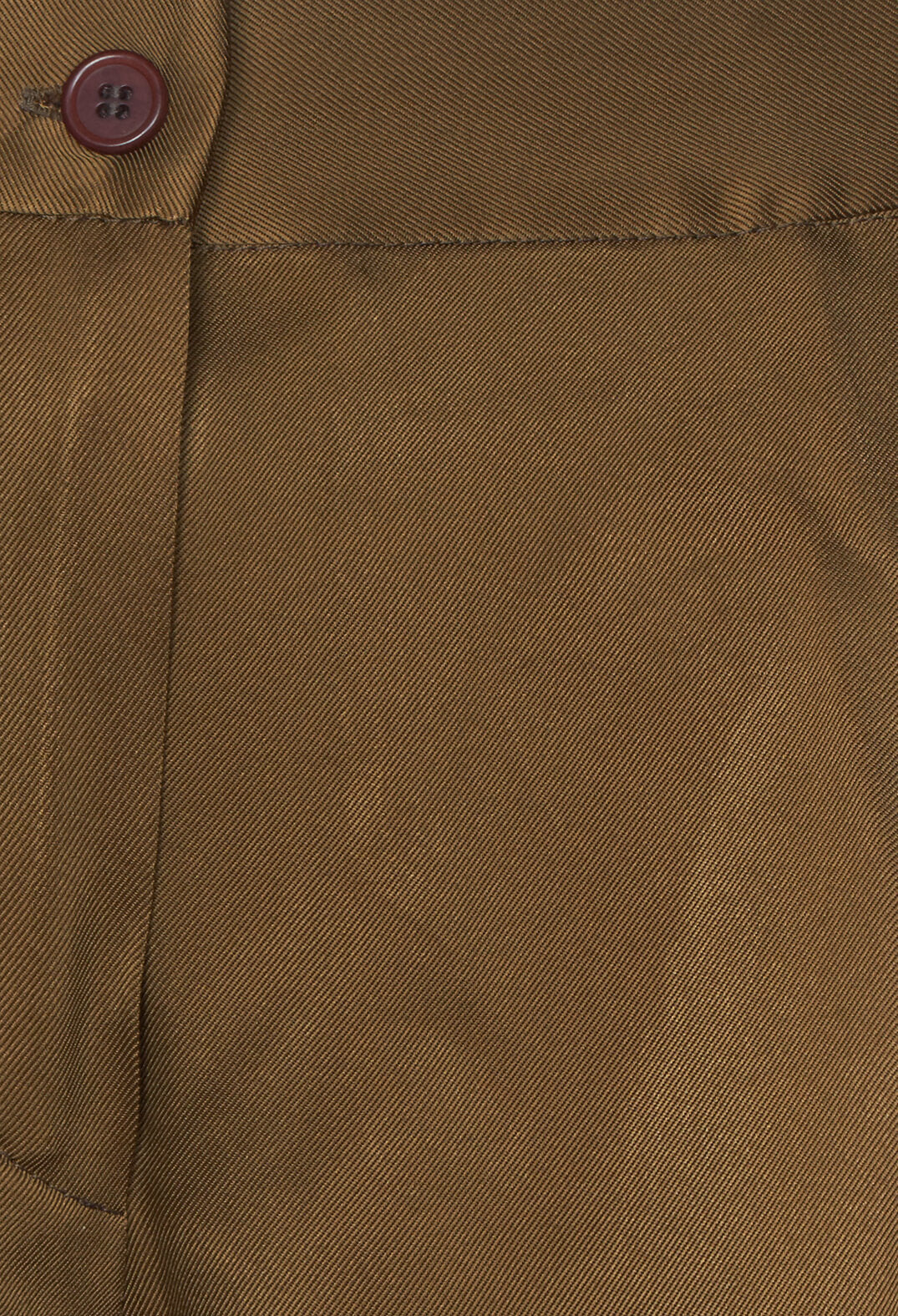 Straight Leg Pleated Trousers in Rust