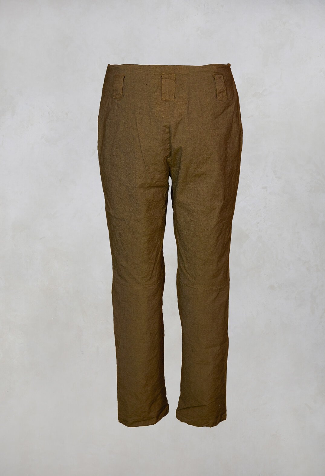 Straight Leg Trousers in Oliva