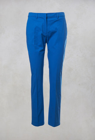 Straight Leg Trousers in Sapphire