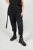 Straight Leg Trousers in Tencel Nero