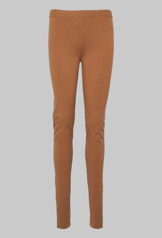 Stretch Fit Long Leggings in Tobacco