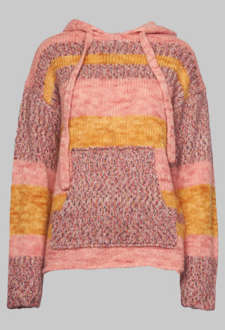 Beatrice B sweatshirt in pink with stripes 
