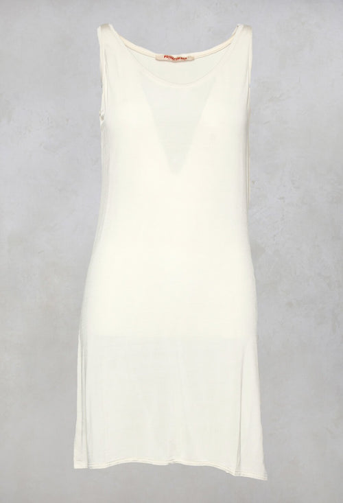 Sturmau Long Top in Kreide Cream