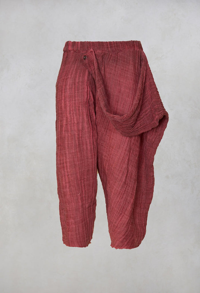 Susy Dyed Trousers in Red