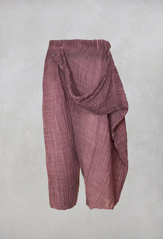 Susy Dyed Trousers in Wine