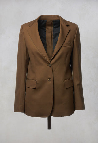 Tailored Blazer in Granato Tobacco