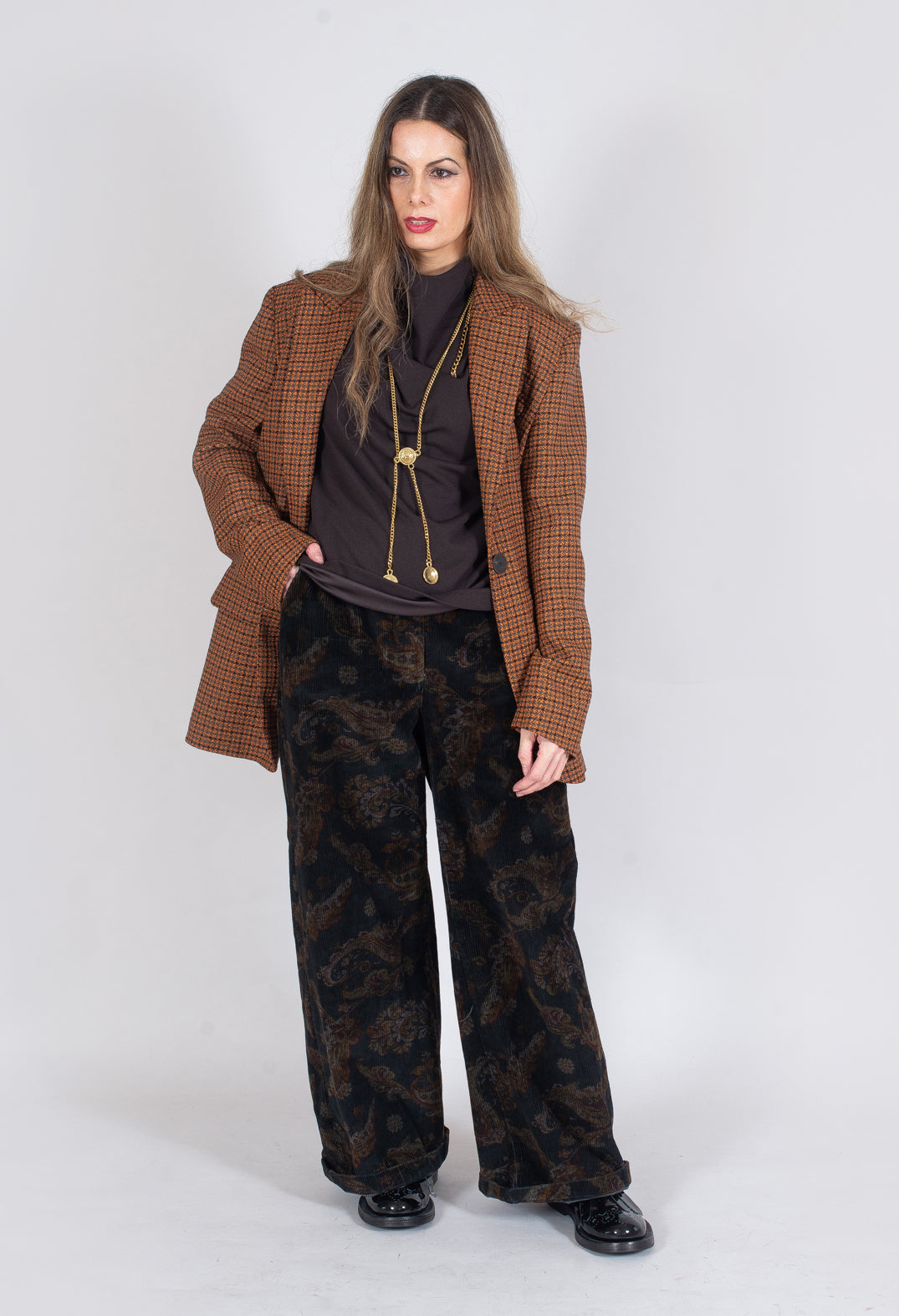 Paisley Wide Leg Pants