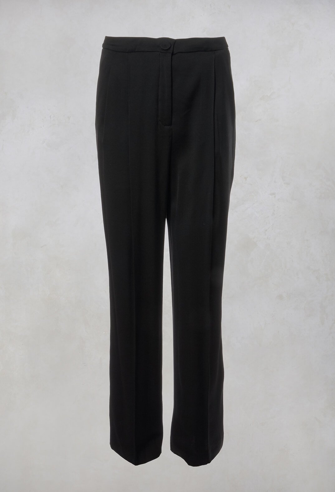 Tailored Palazzo Trousers in Nero