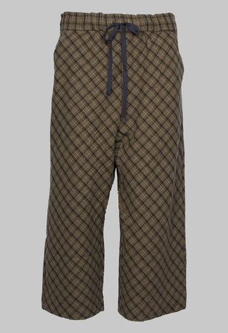 Tartan Trousers in Cookie