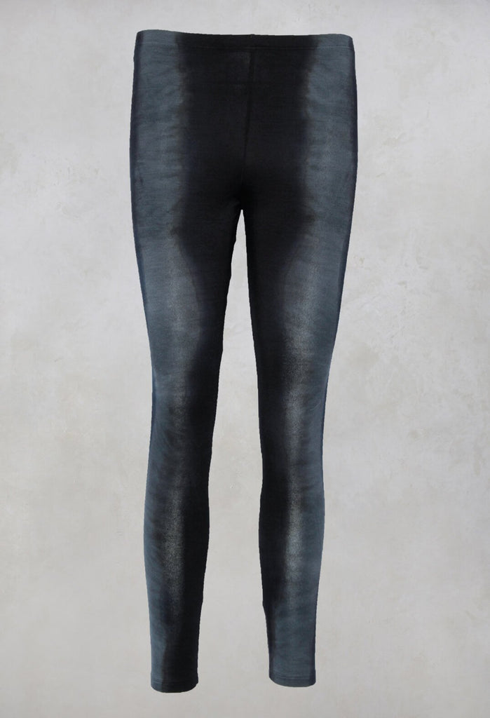 Taylora Tie Dye Leggings in Versteck Blue