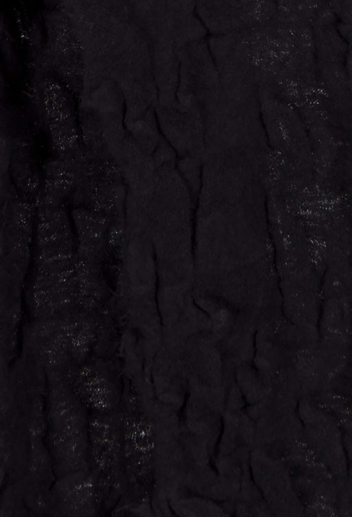Textured Scarf in Black
