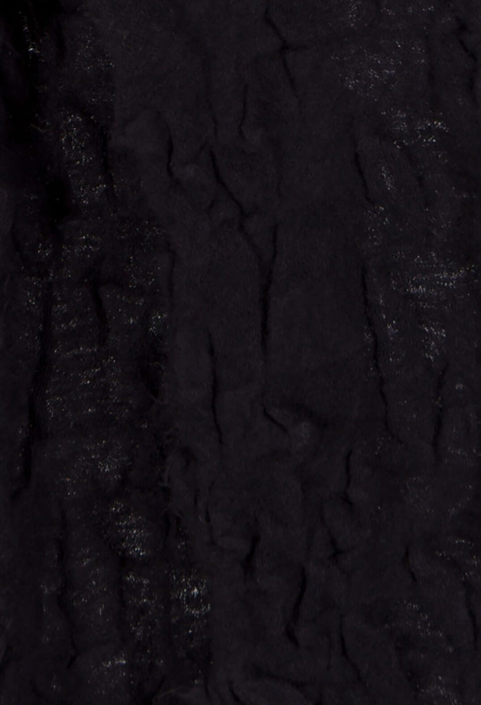 Textured Scarf in Black