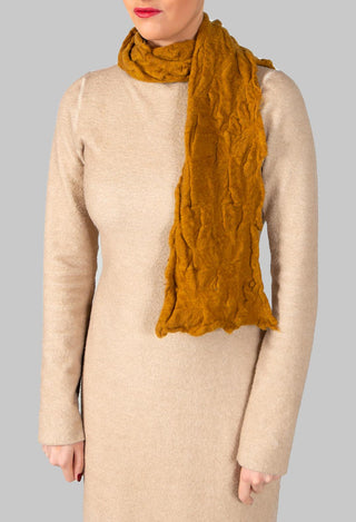 Textured Scarf in Mustard