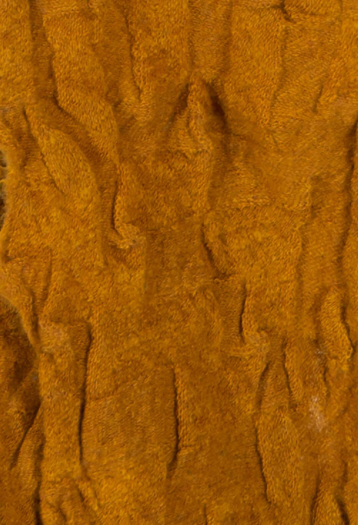 Textured Scarf in Mustard