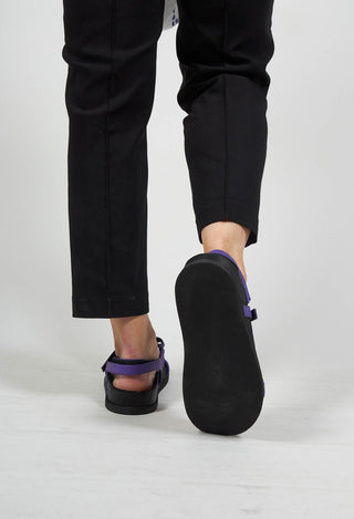 Thin Strap Sandals in Gasoline Viola Liberta