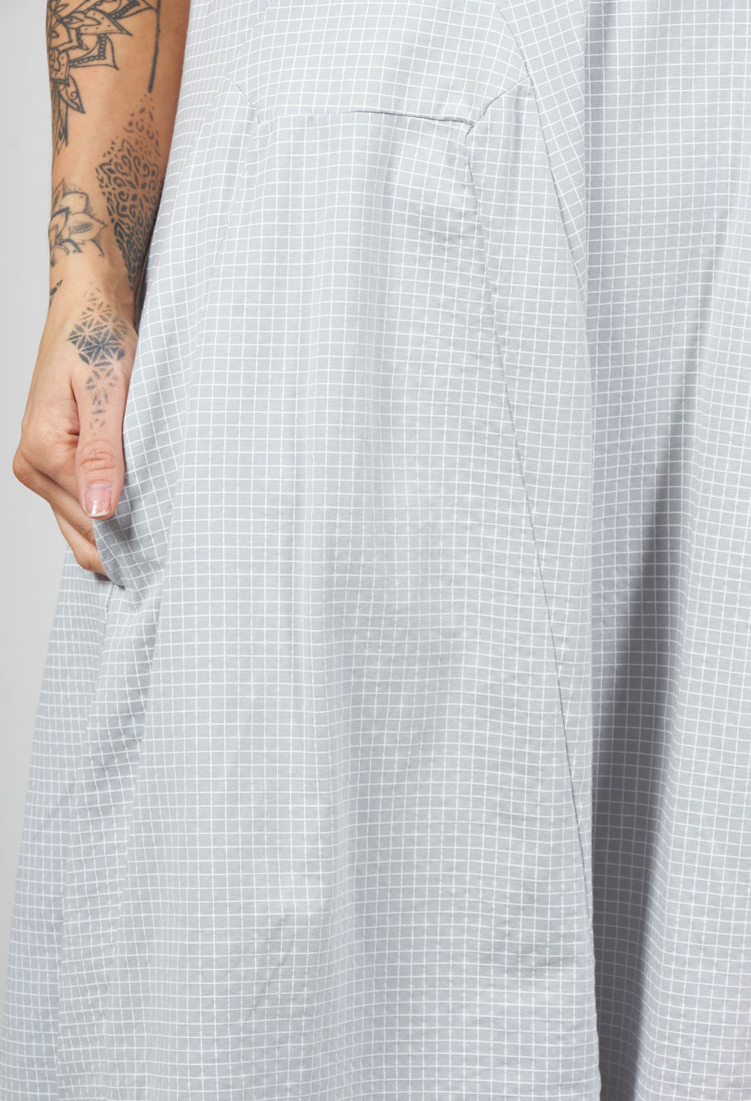 Tunic with Flared Hemline in Ice Print
