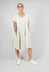 Tunic with Flared Hemline in Pearl Print