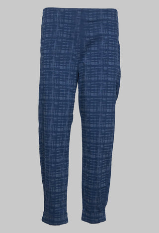 Turn Up Trousers in Dark Blue