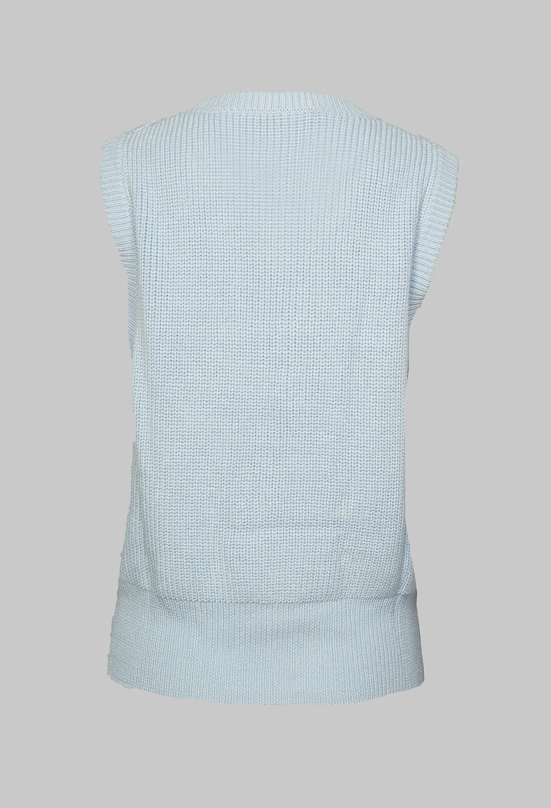 baby blue v neck crochet tank top from Beatrice B collection