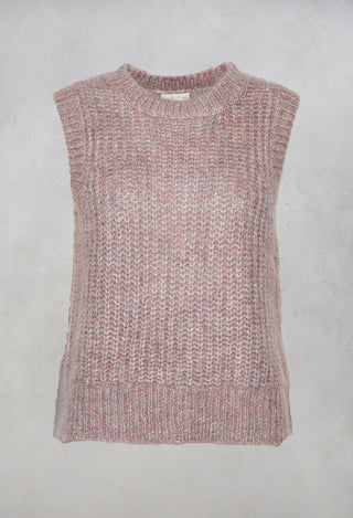 Vera Vest with Rib Finish