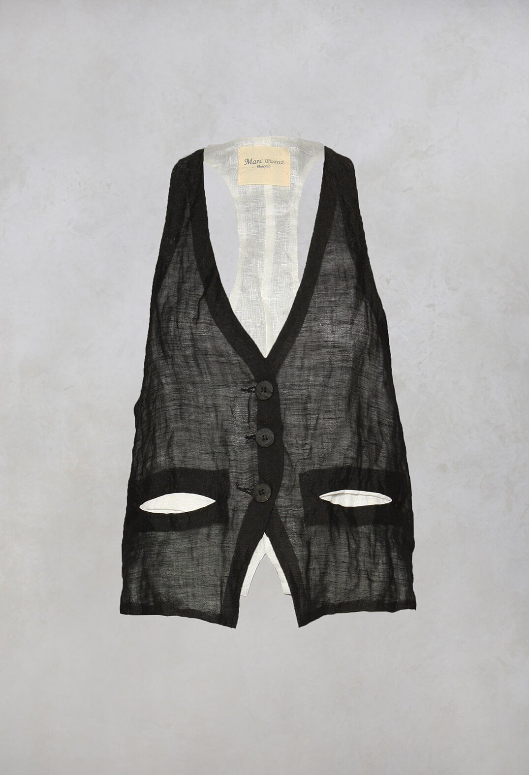 Waistcoat in Black / White