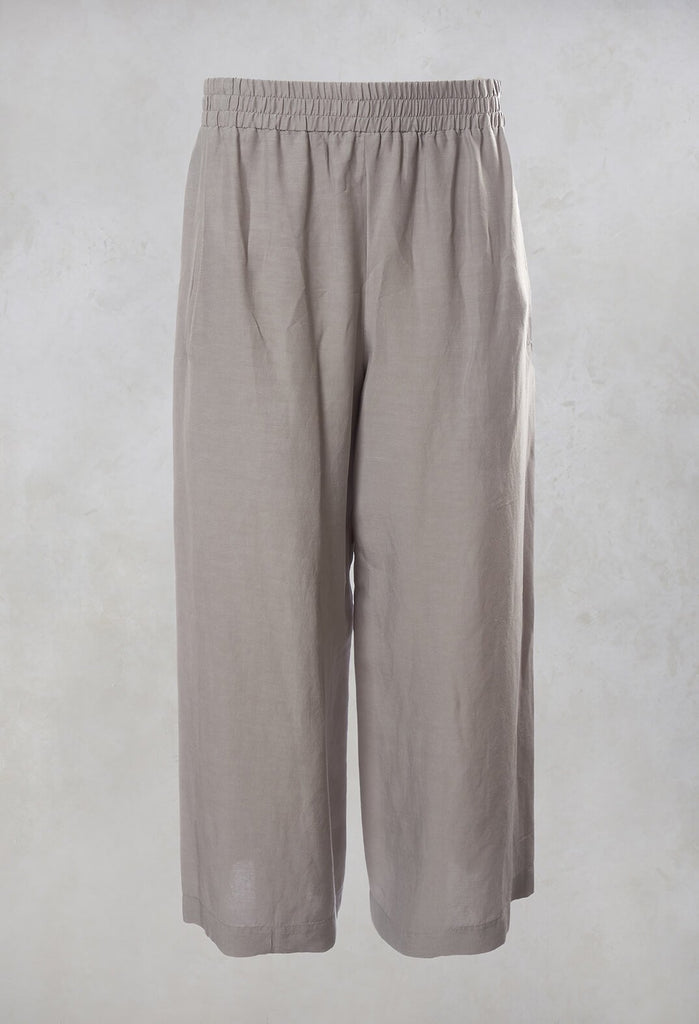 Wide Leg Trousers in Grey