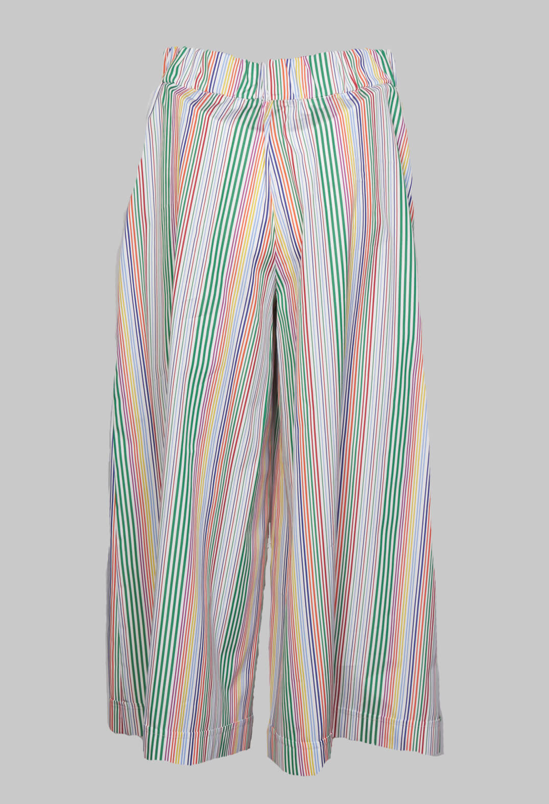 wide leg trousers Beatrice B multi colour stripes