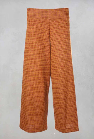 Wide Legged Trousers in Bronzo