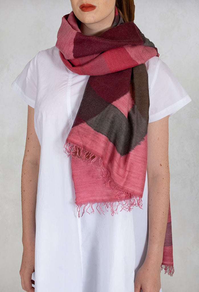 Wool Scarf in Red