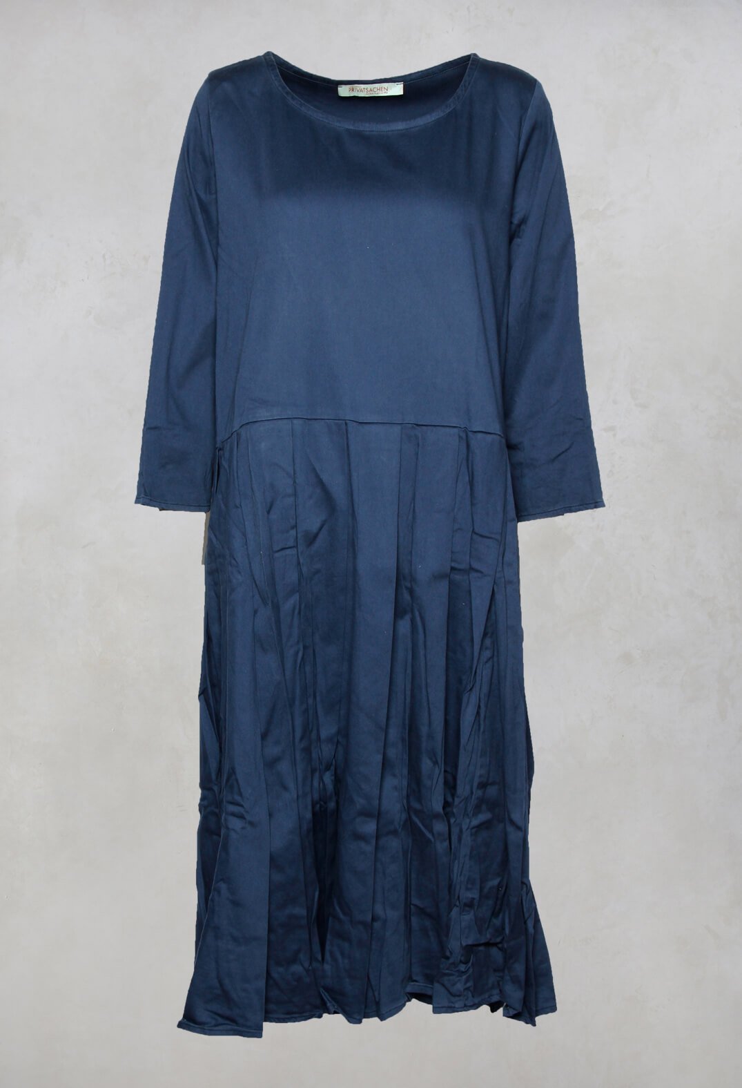 Zogermich Cotton Dress in Sehnen Navy