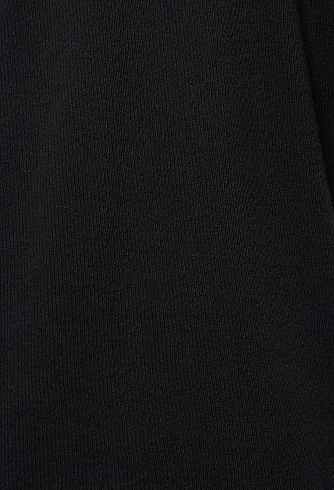 Colmar Jersey T Shirt with Ribbed Effect in Black