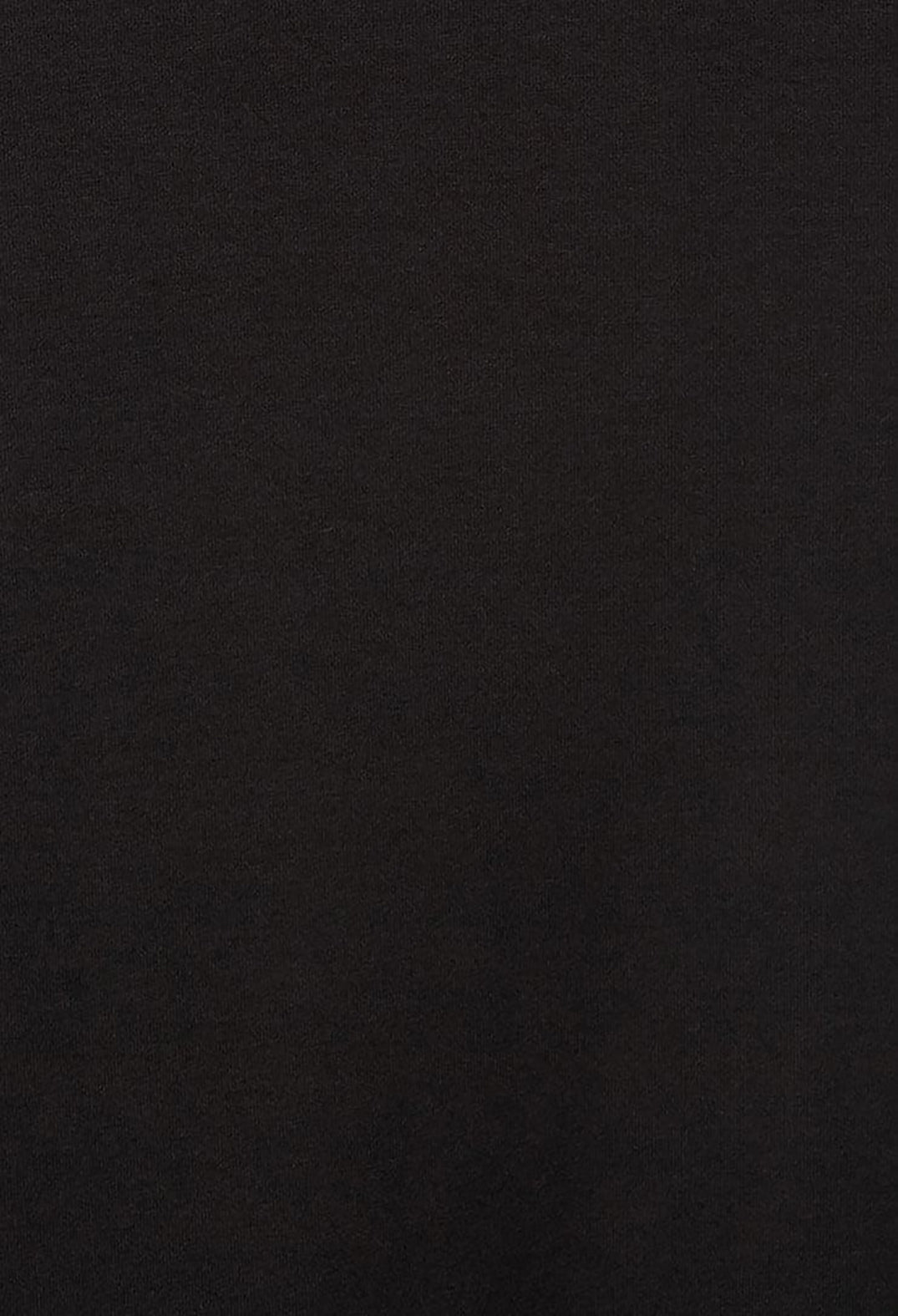 Mid Length Skirt with Elasticated Waistband in Black