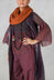 Sheer Peplum Top in Slate
